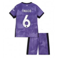 Dětský fotbalový dres Liverpool Thiago Alcantara #6 2023-24 Třetí Krátký Rukáv (+ trenýrky)